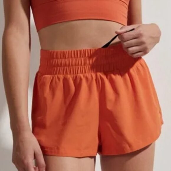 Varley Pants - VARLEY Kallin Running Short, Orange Rust, Medium, EUC